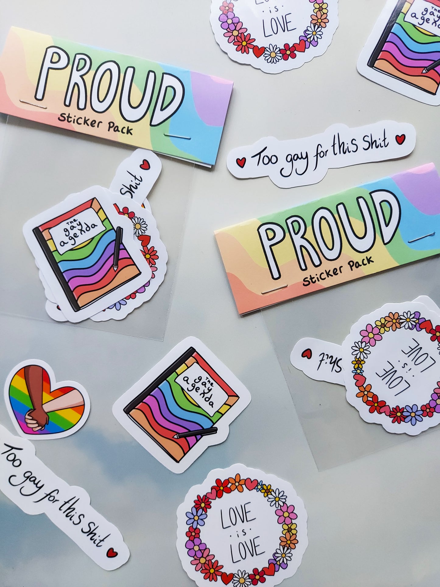 Proud Sticker Pack • LGBTQ - EmilsDoodles