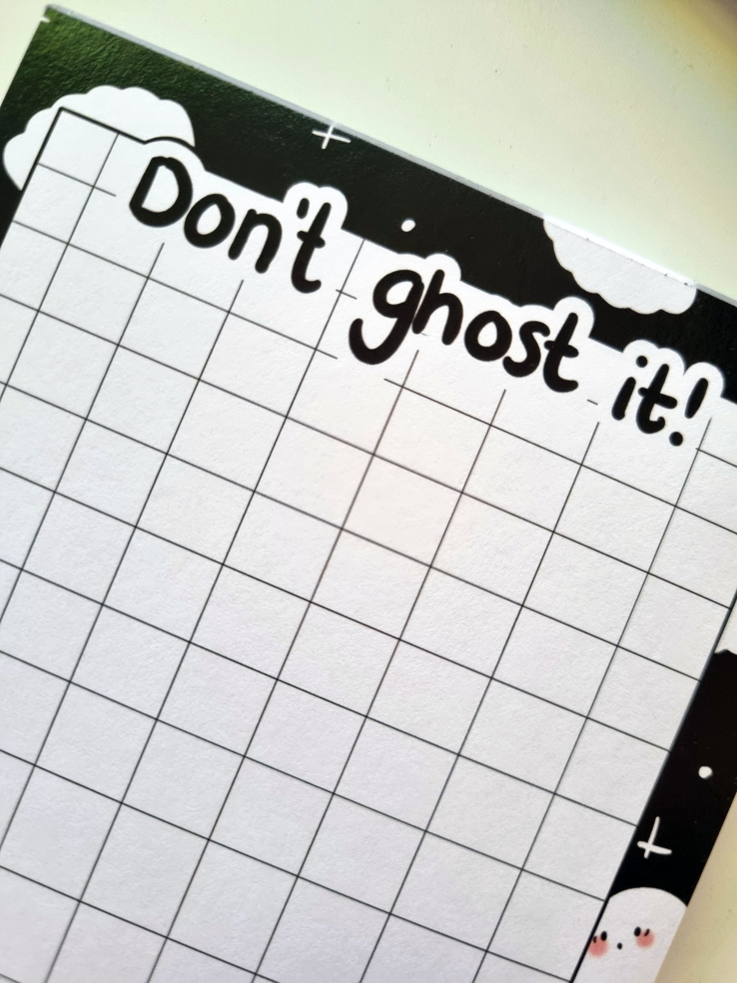 Don't Ghost It! Spooky Memo Pad - EmilsDoodles