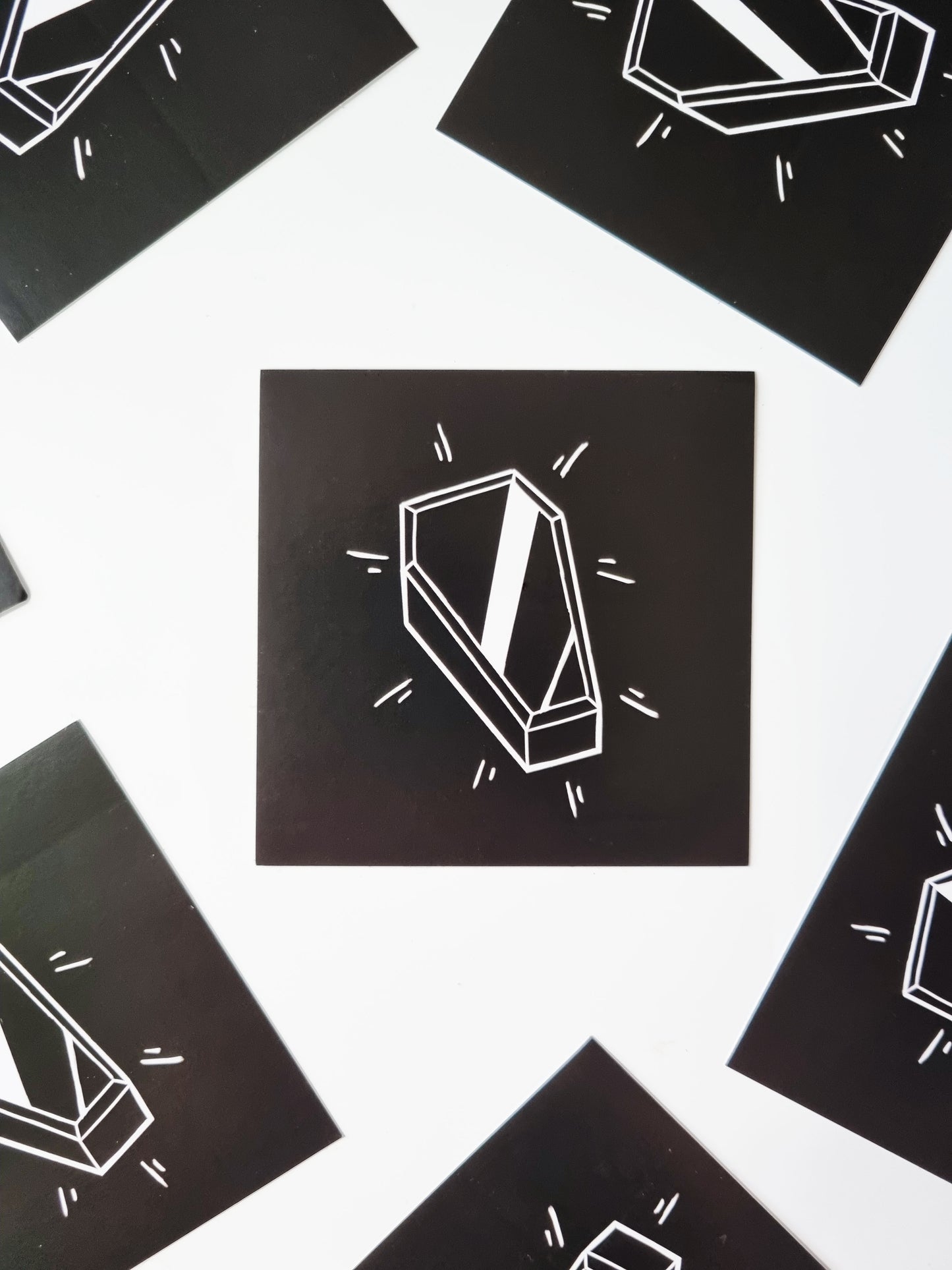 Coffin Sticker • 8cm - EmilsDoodles