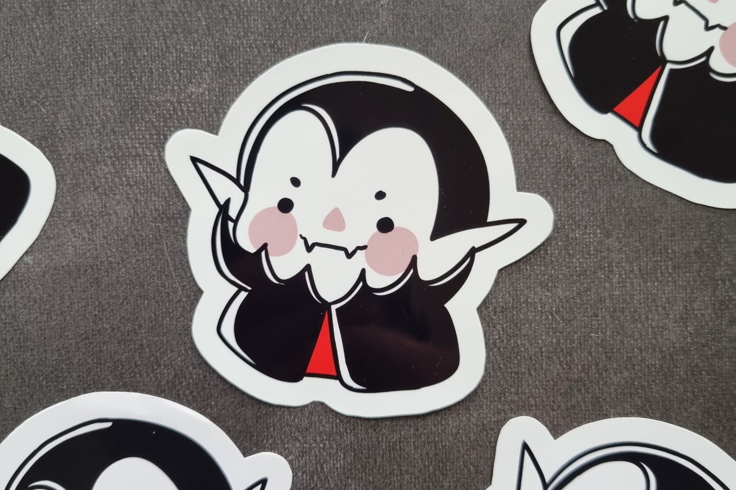 Cute Vampire Sticker - EmilsDoodles