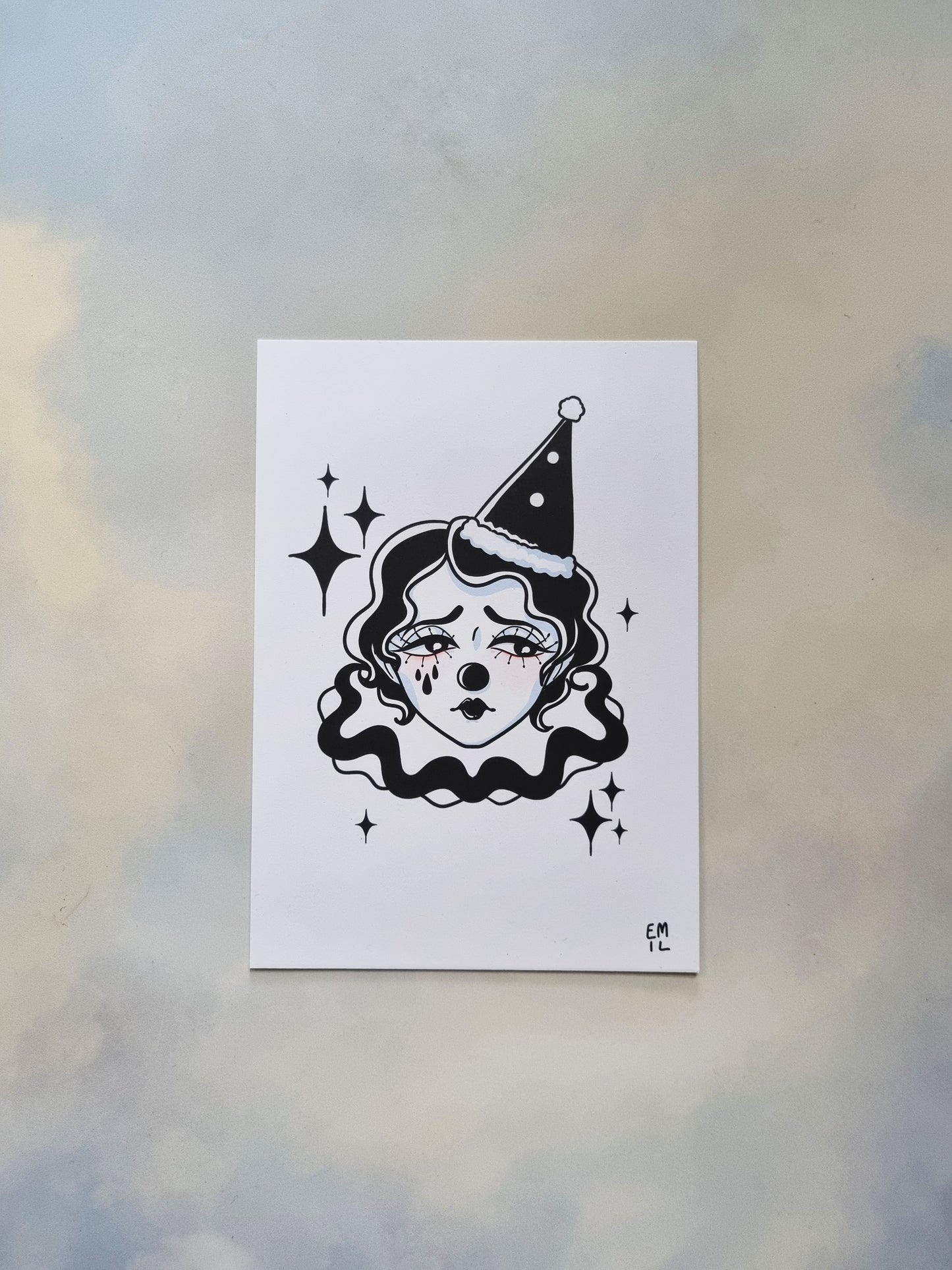 The Clowns | Clown-core Art Prints - EmilsDoodles
