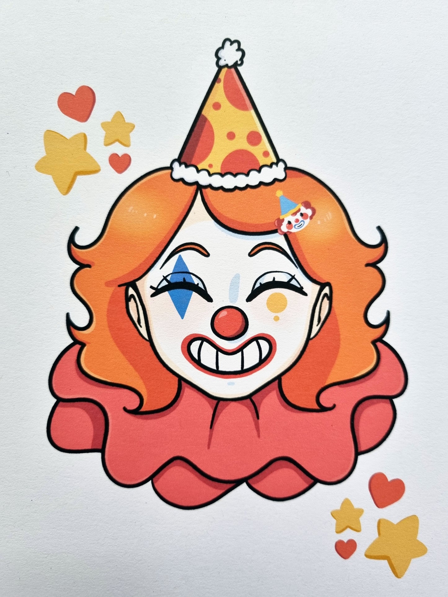 The Clowns | Clown-core Art Prints - EmilsDoodles