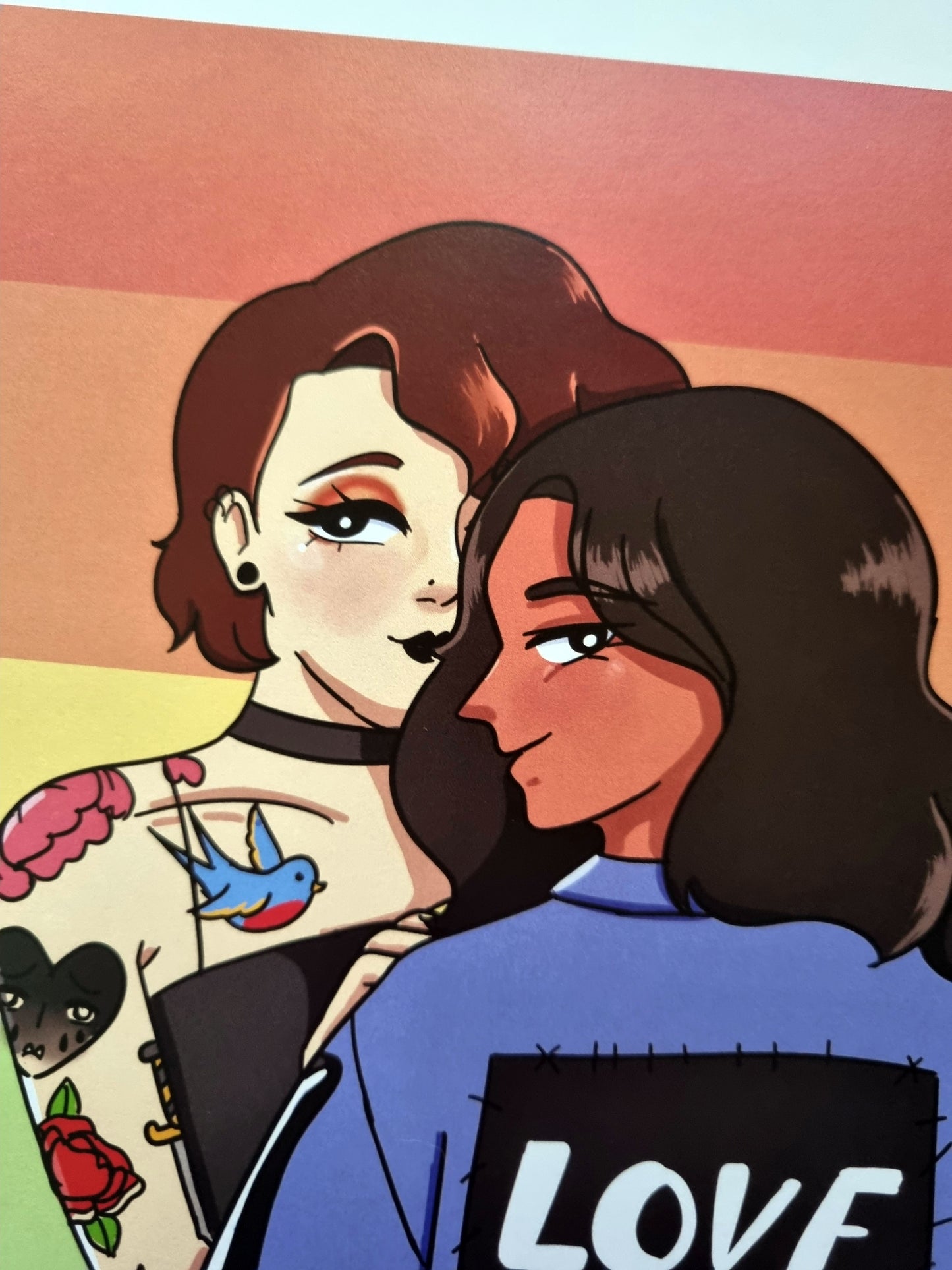 Love Is Love A4 Art Print - EmilsDoodles