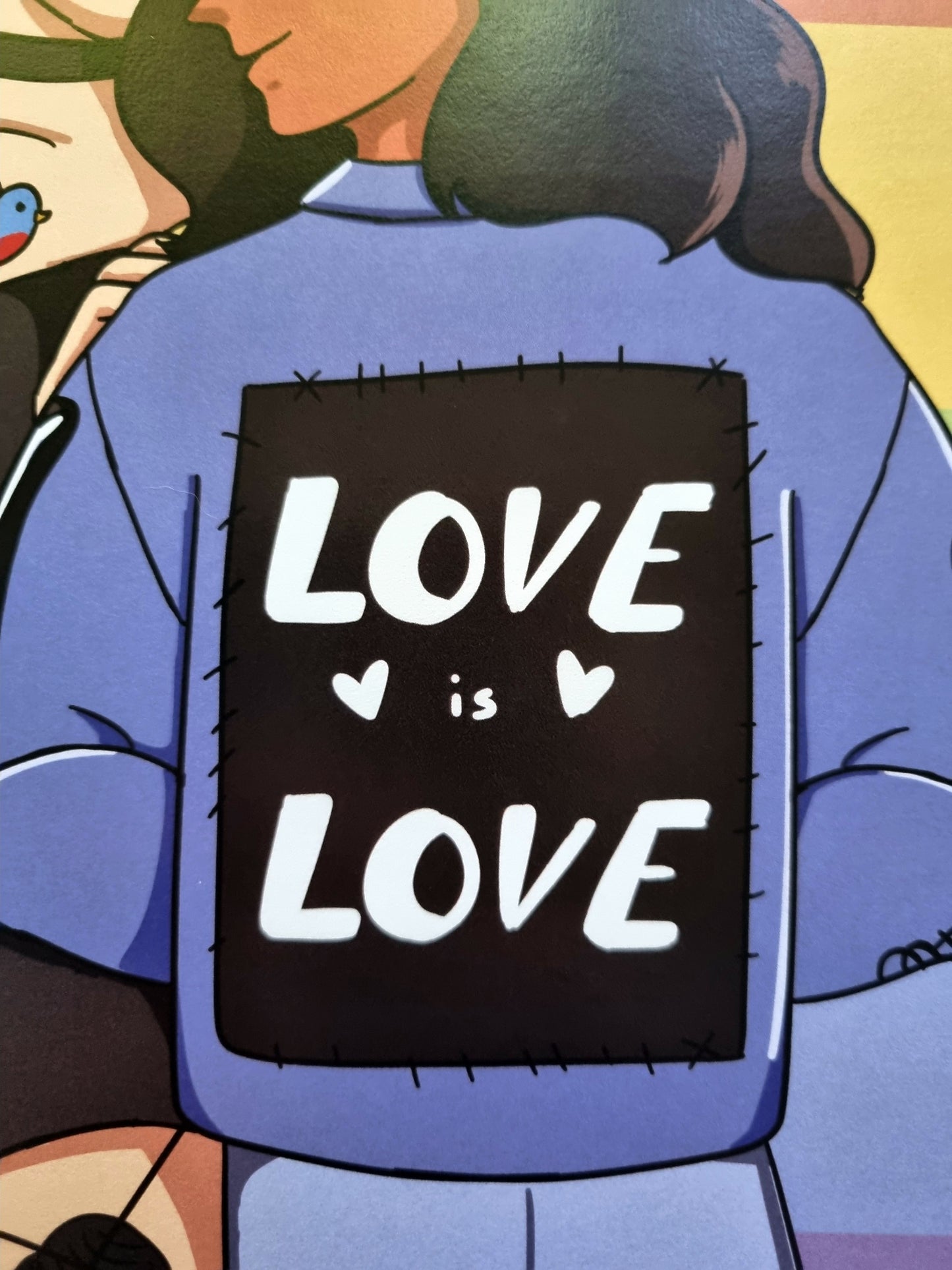 Love Is Love A4 Art Print - EmilsDoodles