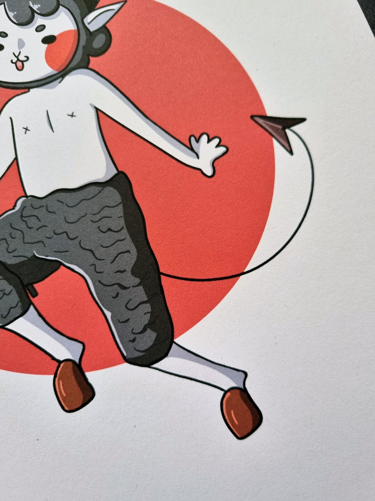Cheeky Demon A4 Art Print - EmilsDoodles