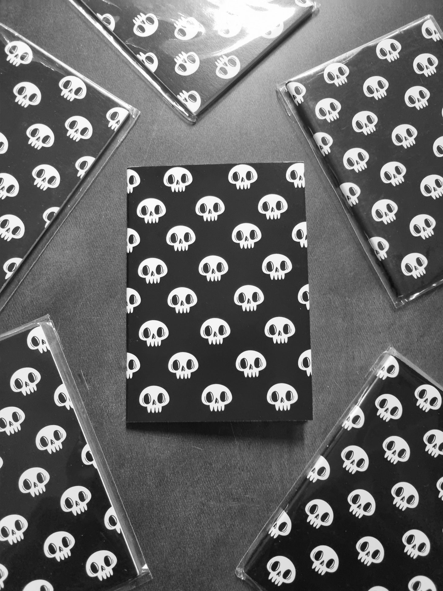 Skulls A6 Notebook - EmilsDoodles