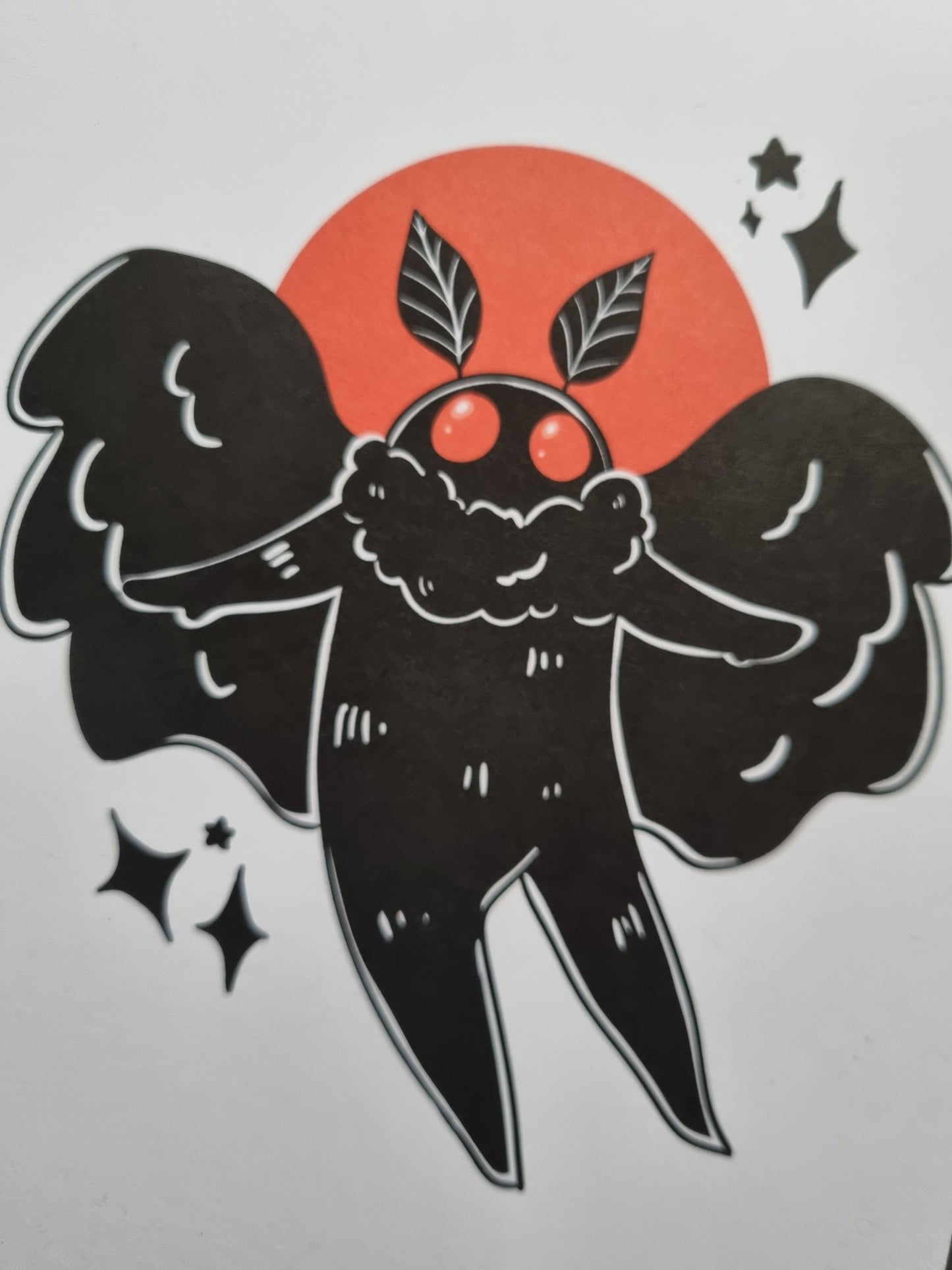 Mothman | A5 Print - EmilsDoodles