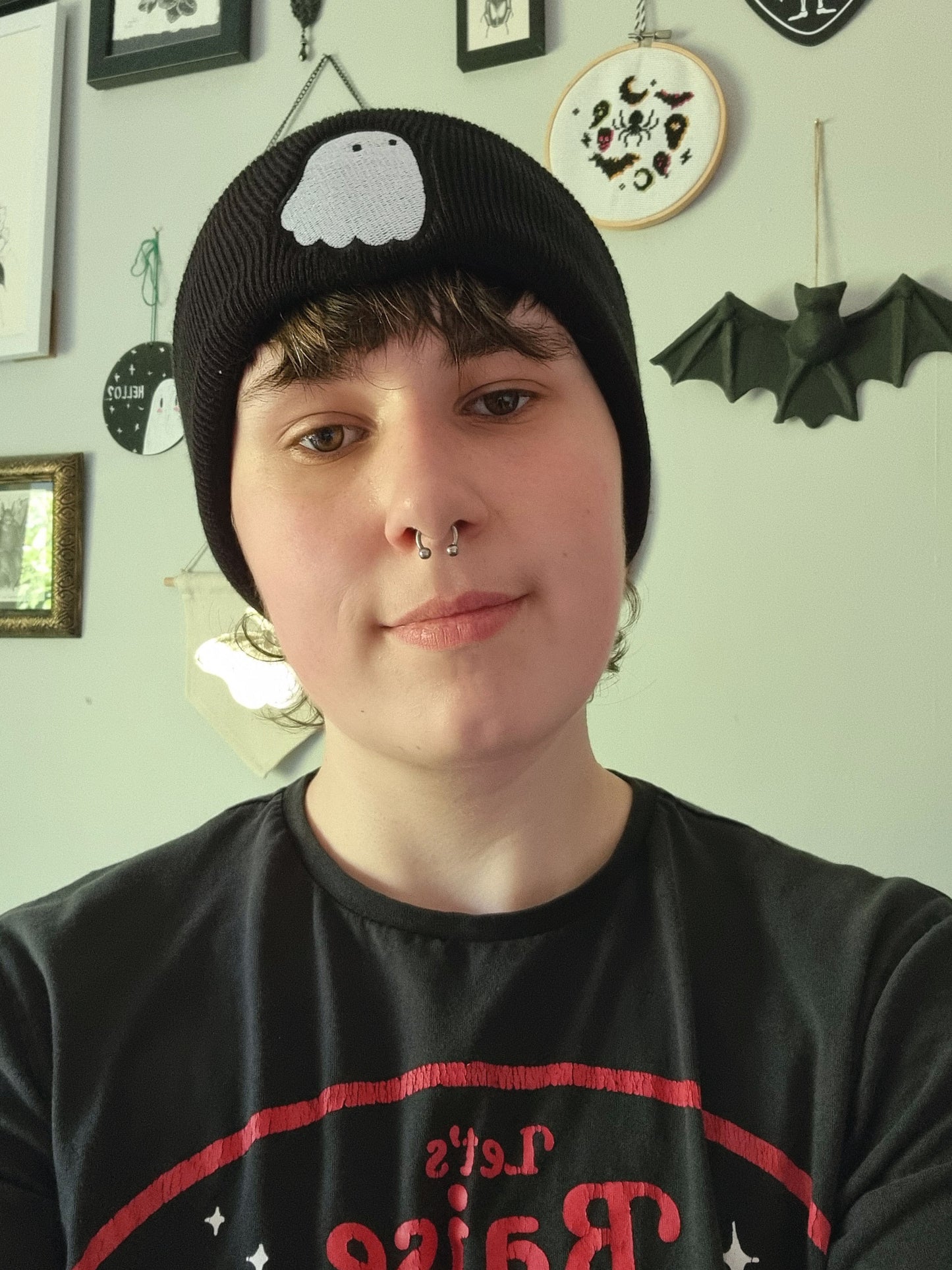 Cute Ghost Beanie - EmilsDoodles