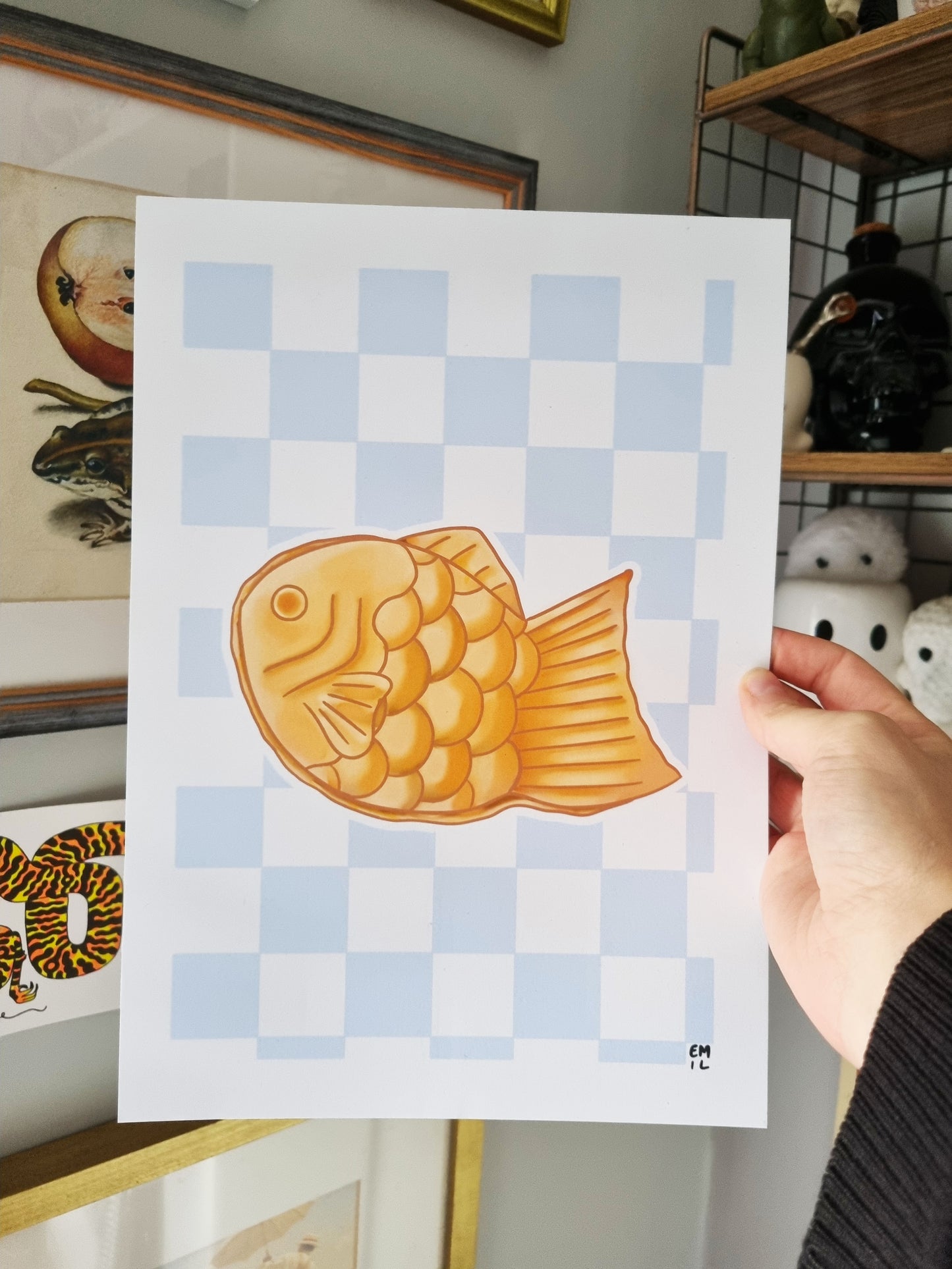 Taiyaki A4 Art Print - EmilsDoodles