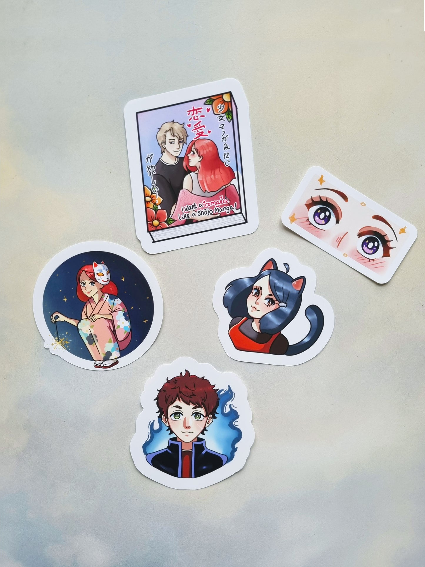 Just A Weeb • Anime Inspired Sticker Pack
