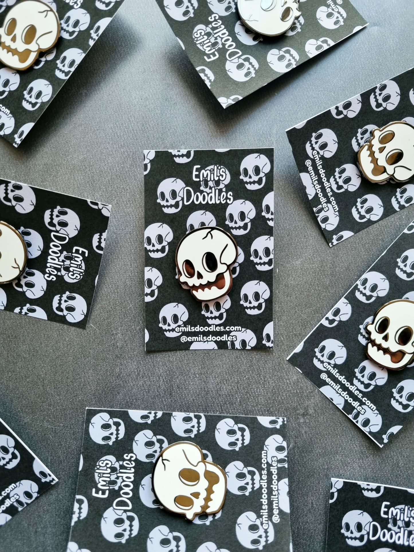 Skull Enamel Pin