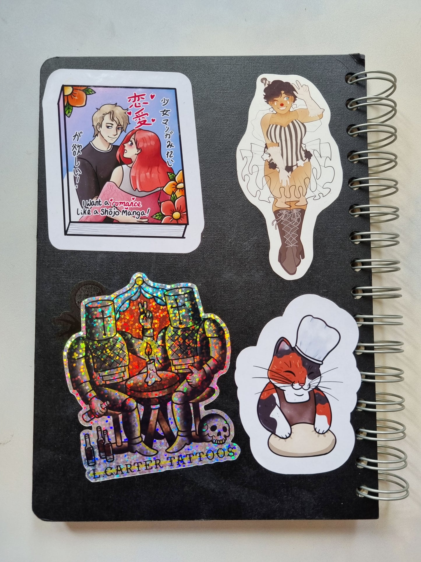 Baking Cat Glossy Sticker