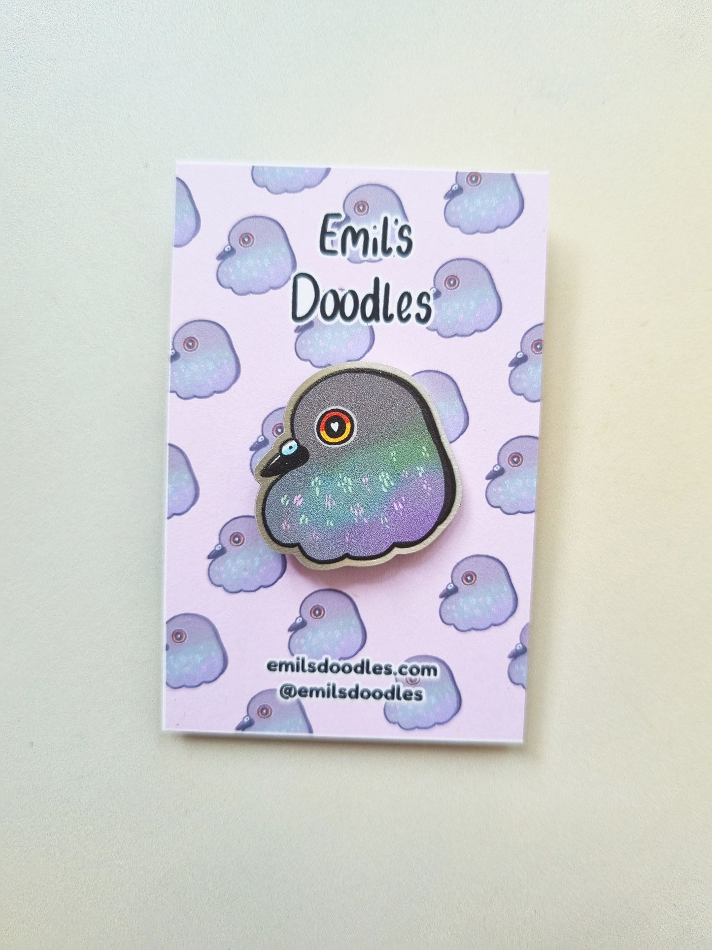 Pigeon Metal Pin