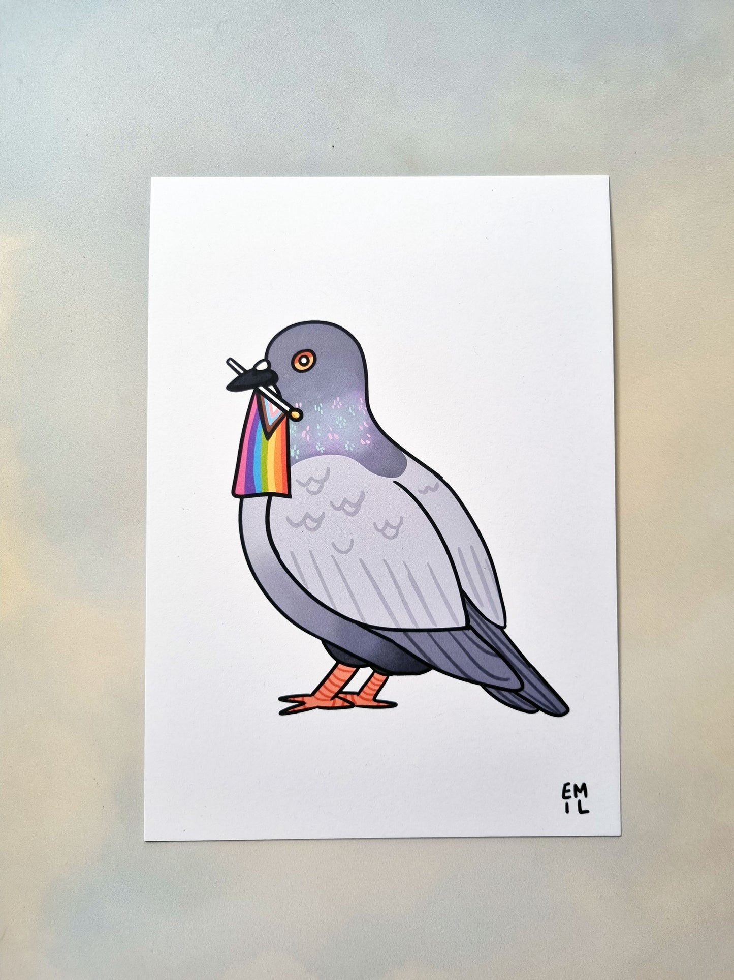 PRIDE PIGEON!! A5 Print