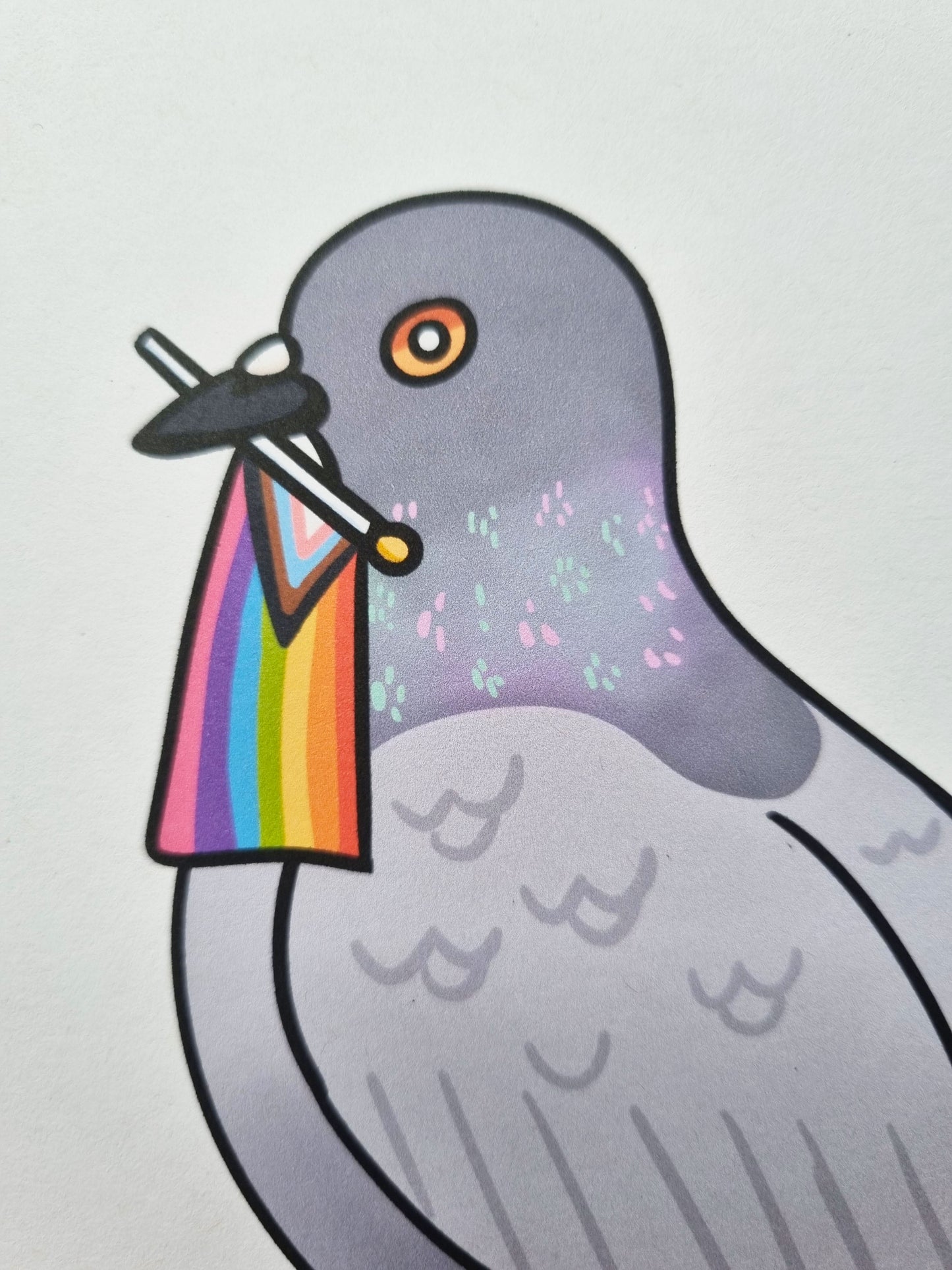 PRIDE PIGEON!! A5 Print