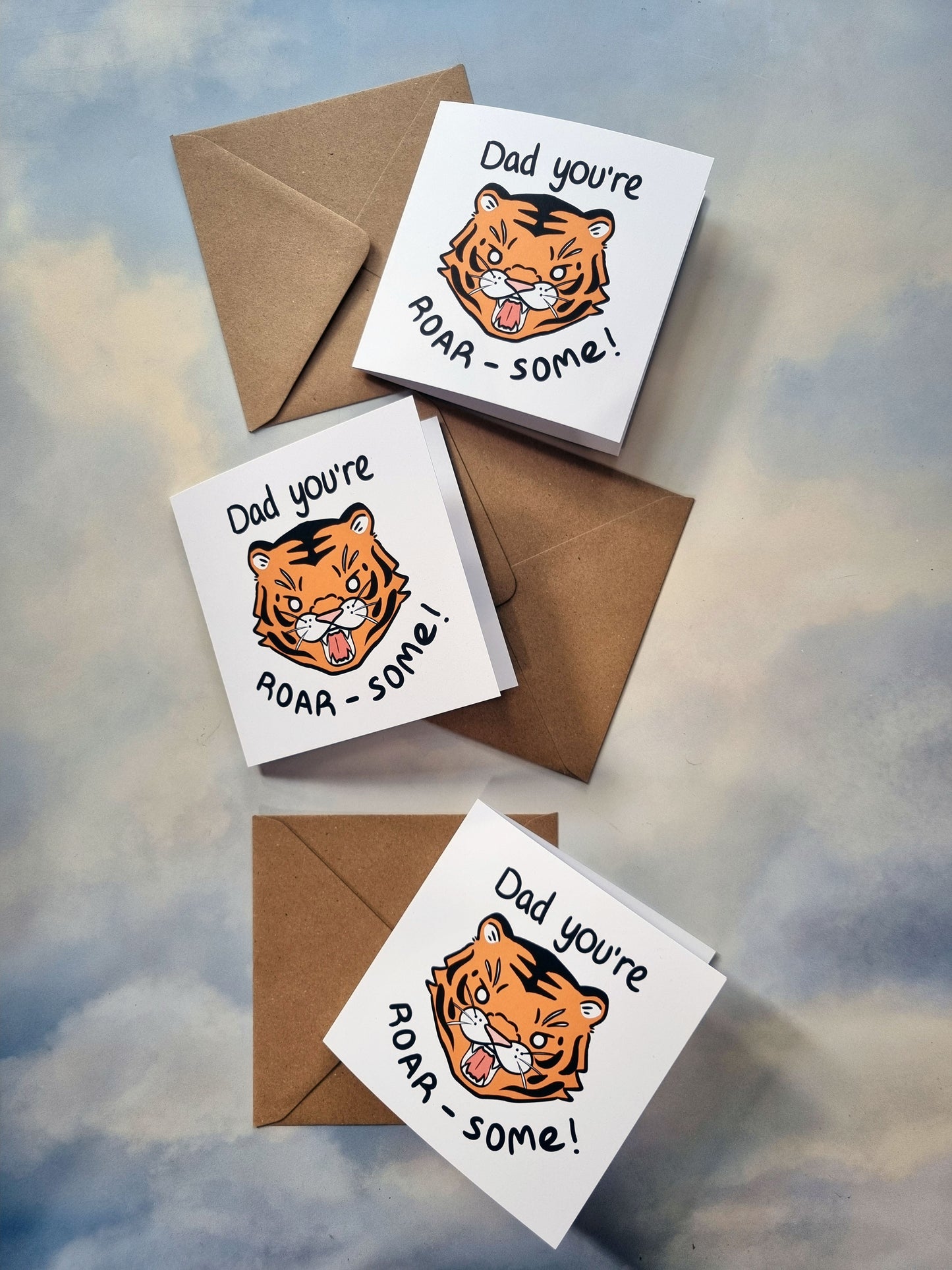 Dad You're Roar-some Fathers Day Card