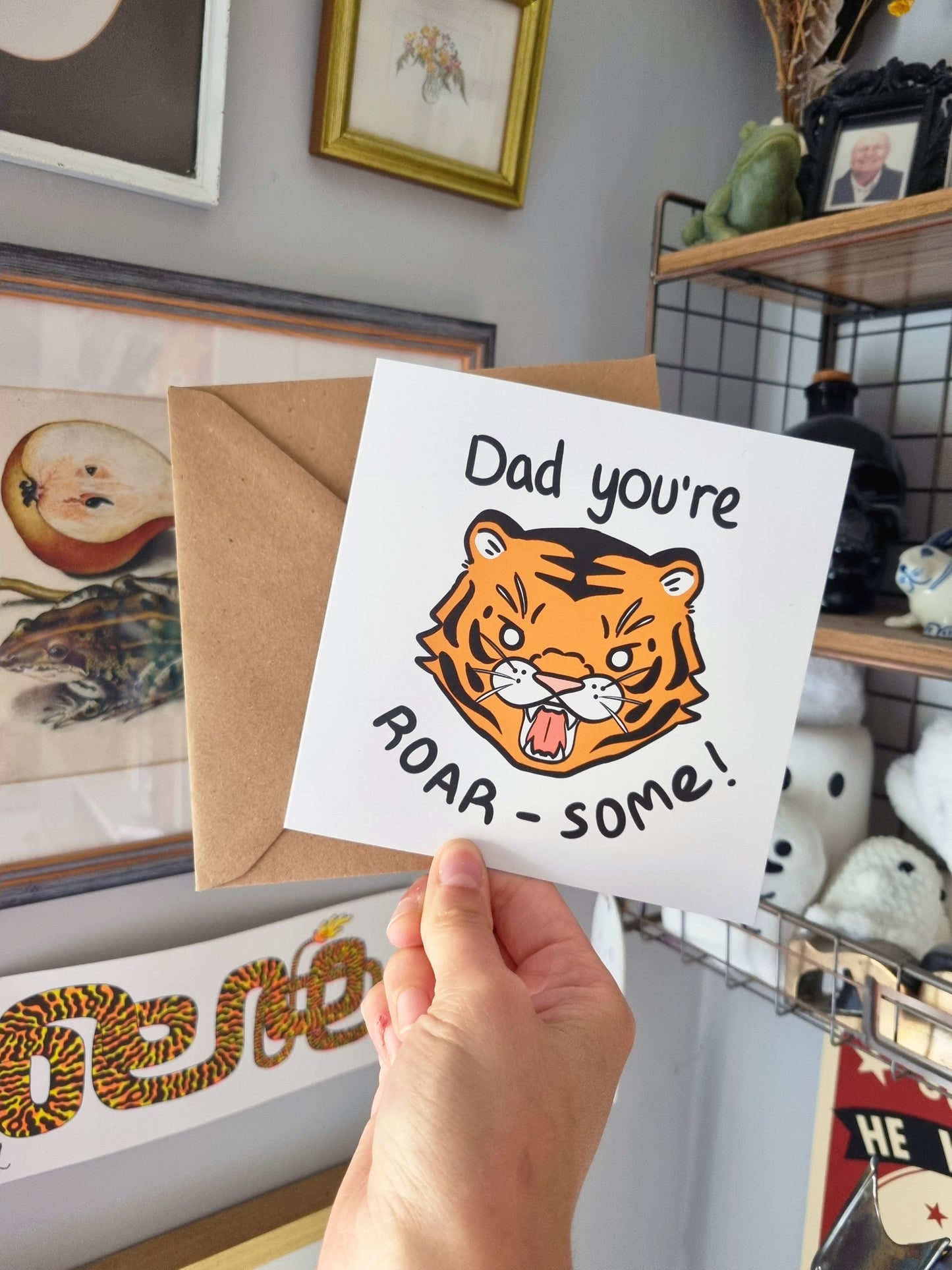 Dad You're Roar-some Fathers Day Card