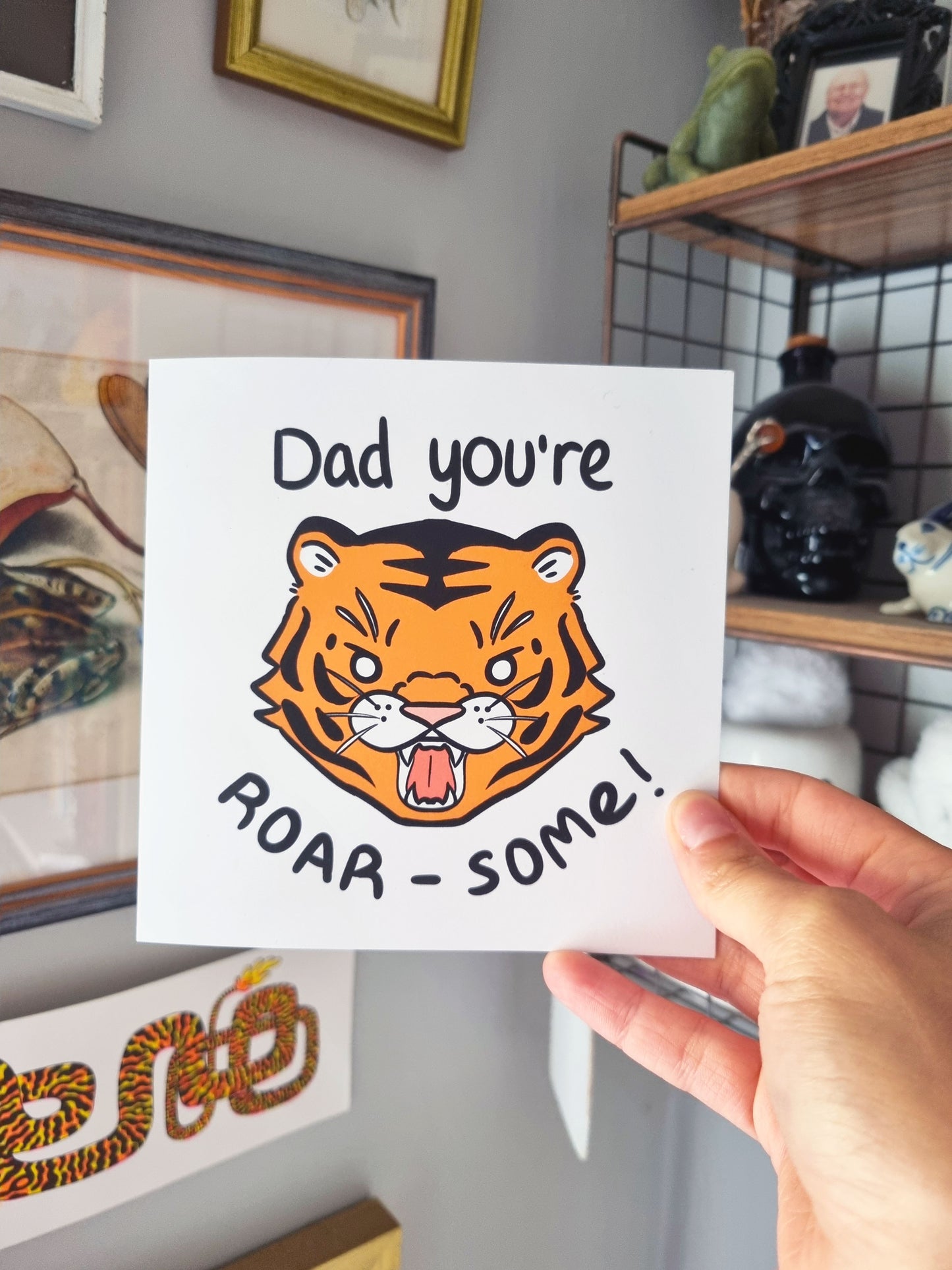 Dad You're Roar-some Fathers Day Card