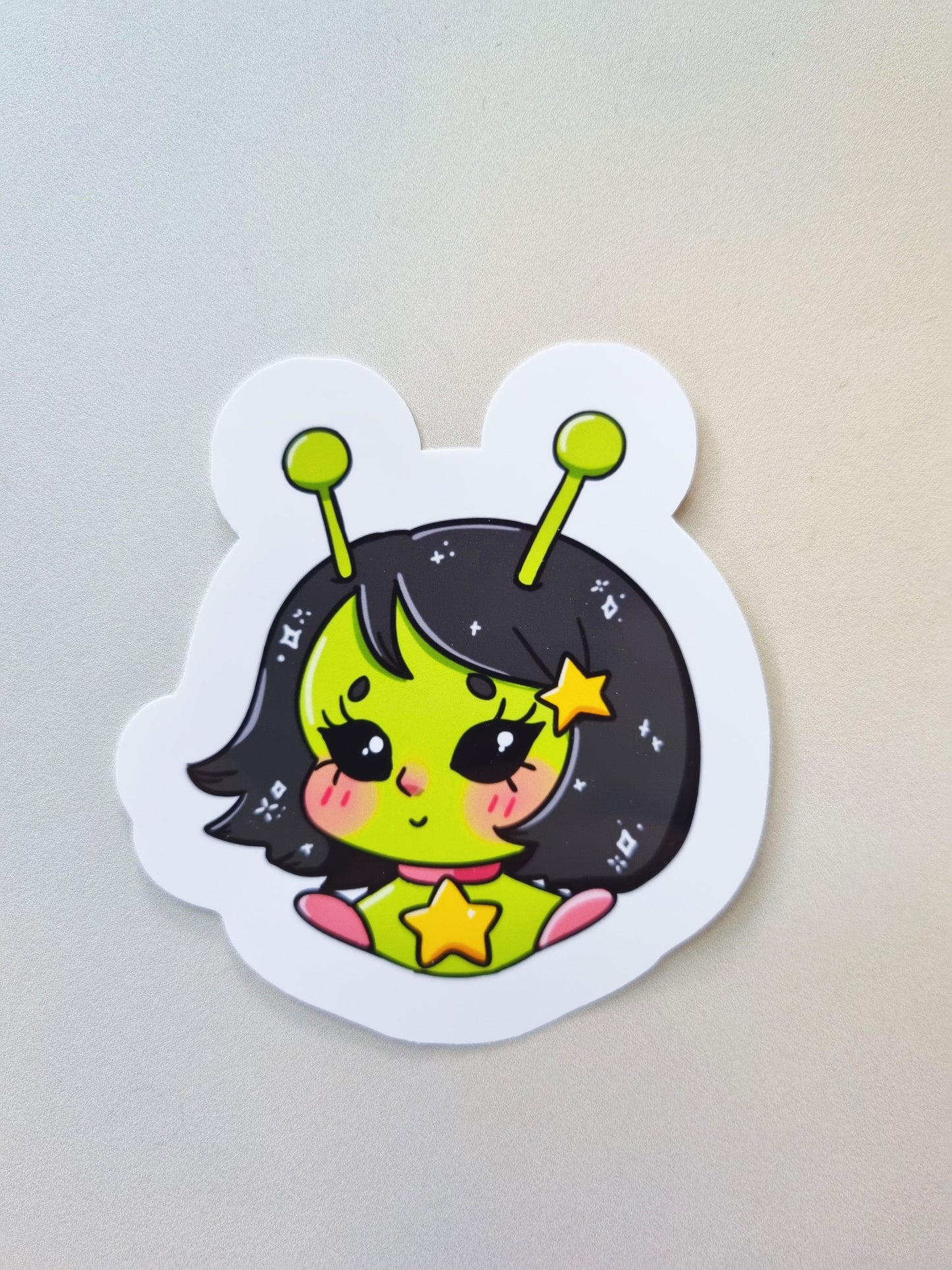 Alien Girl Sticker
