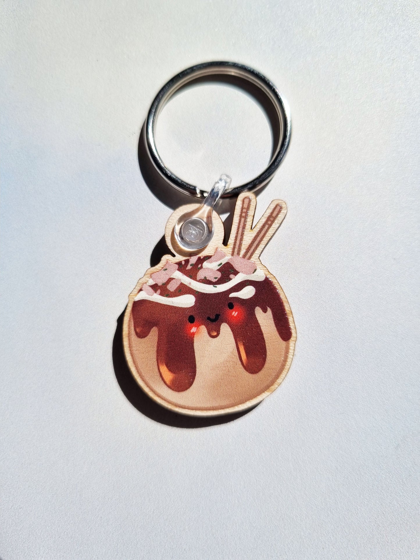 Takoyaki Keyring