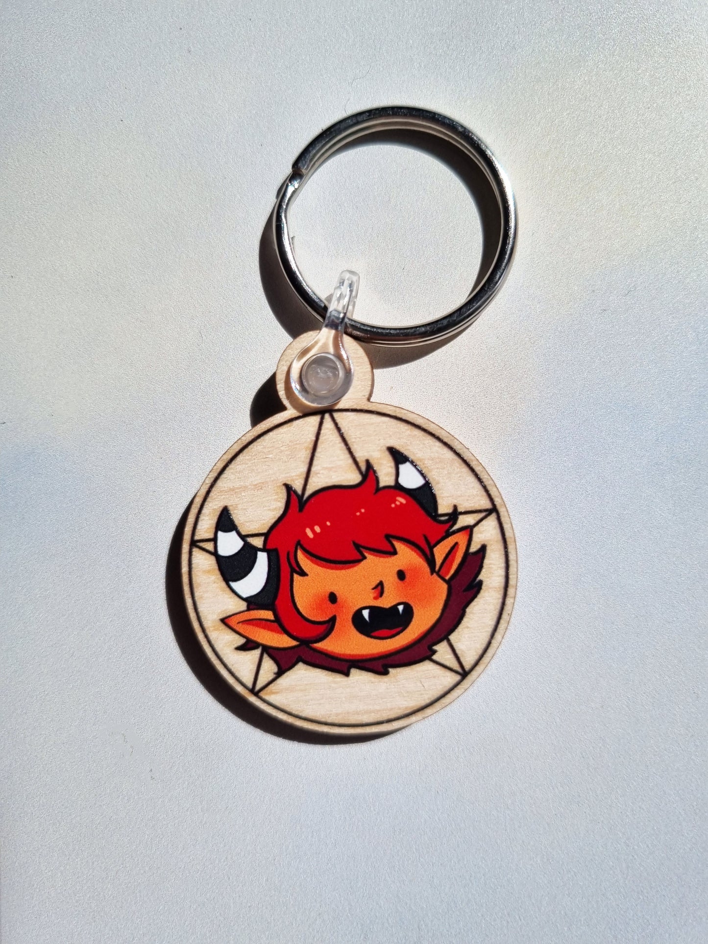 Cute Demon Keyring