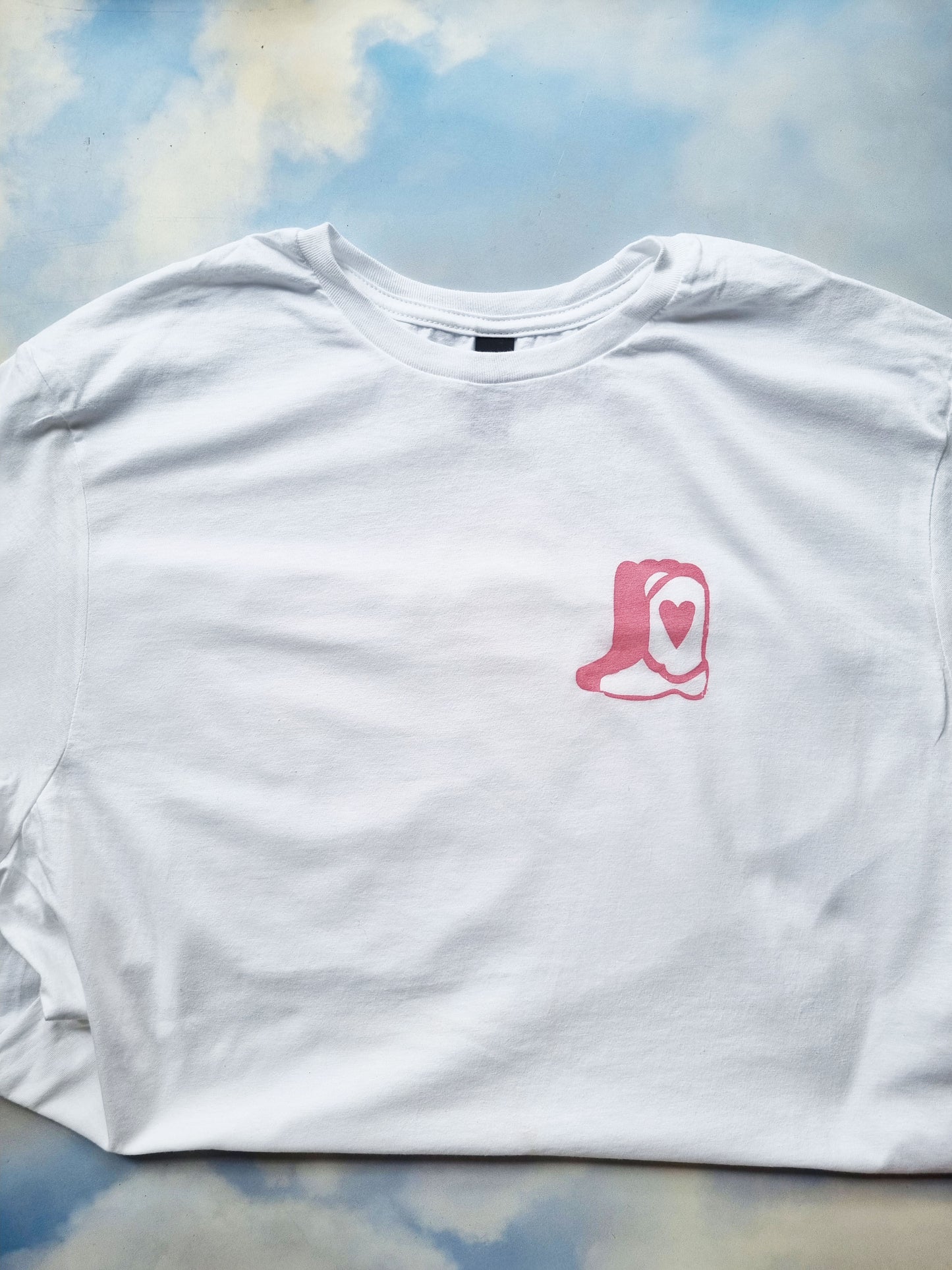 Pink Cowboy Boot T-shirt