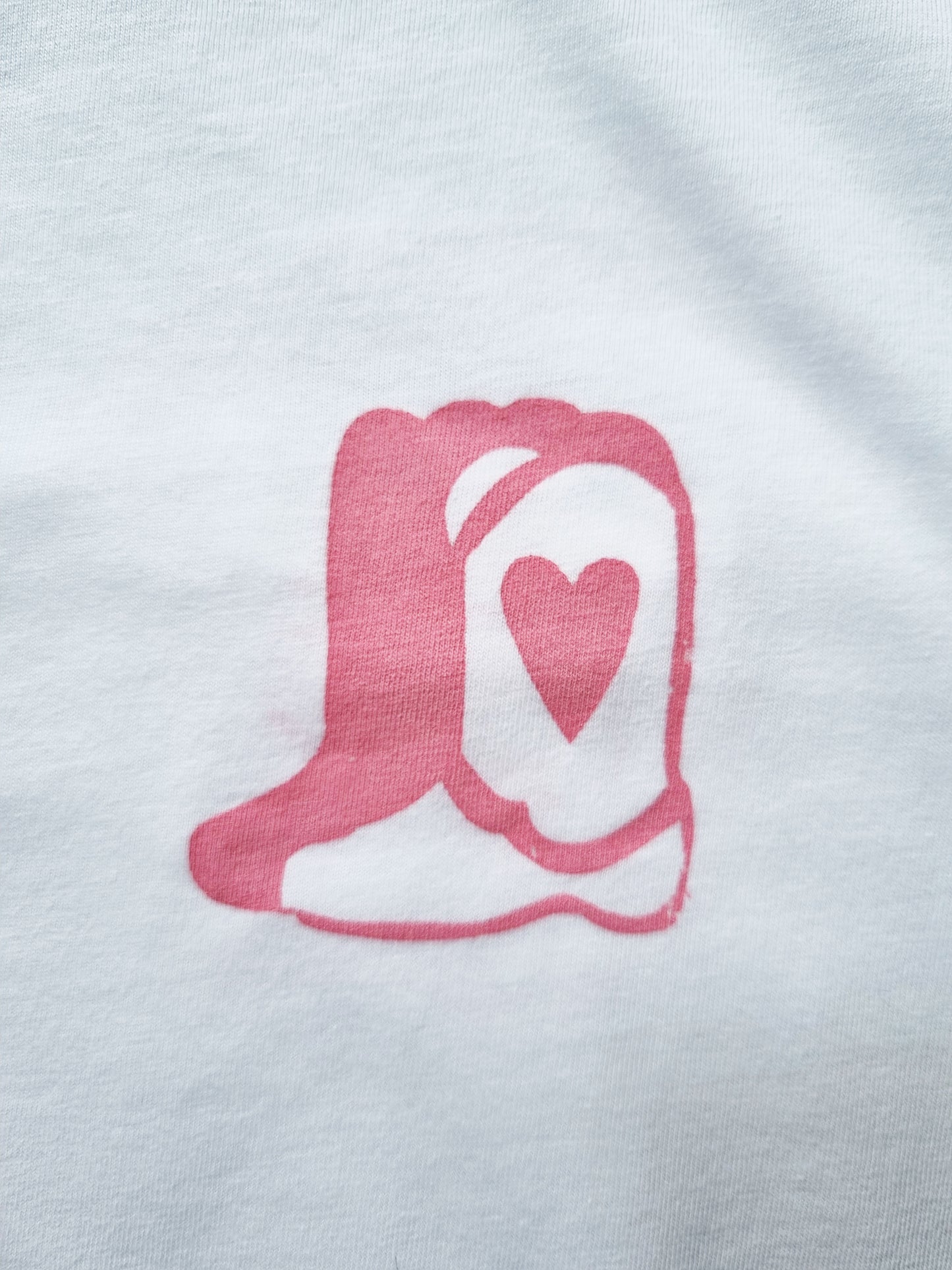 Pink Cowboy Boot T-shirt