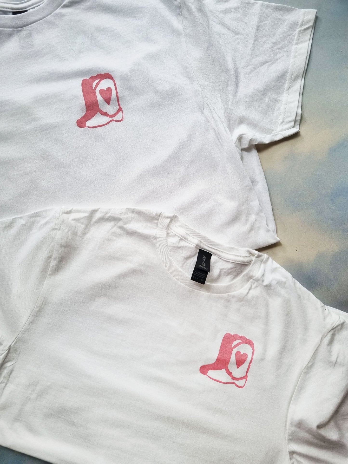 Pink Cowboy Boot T-shirt