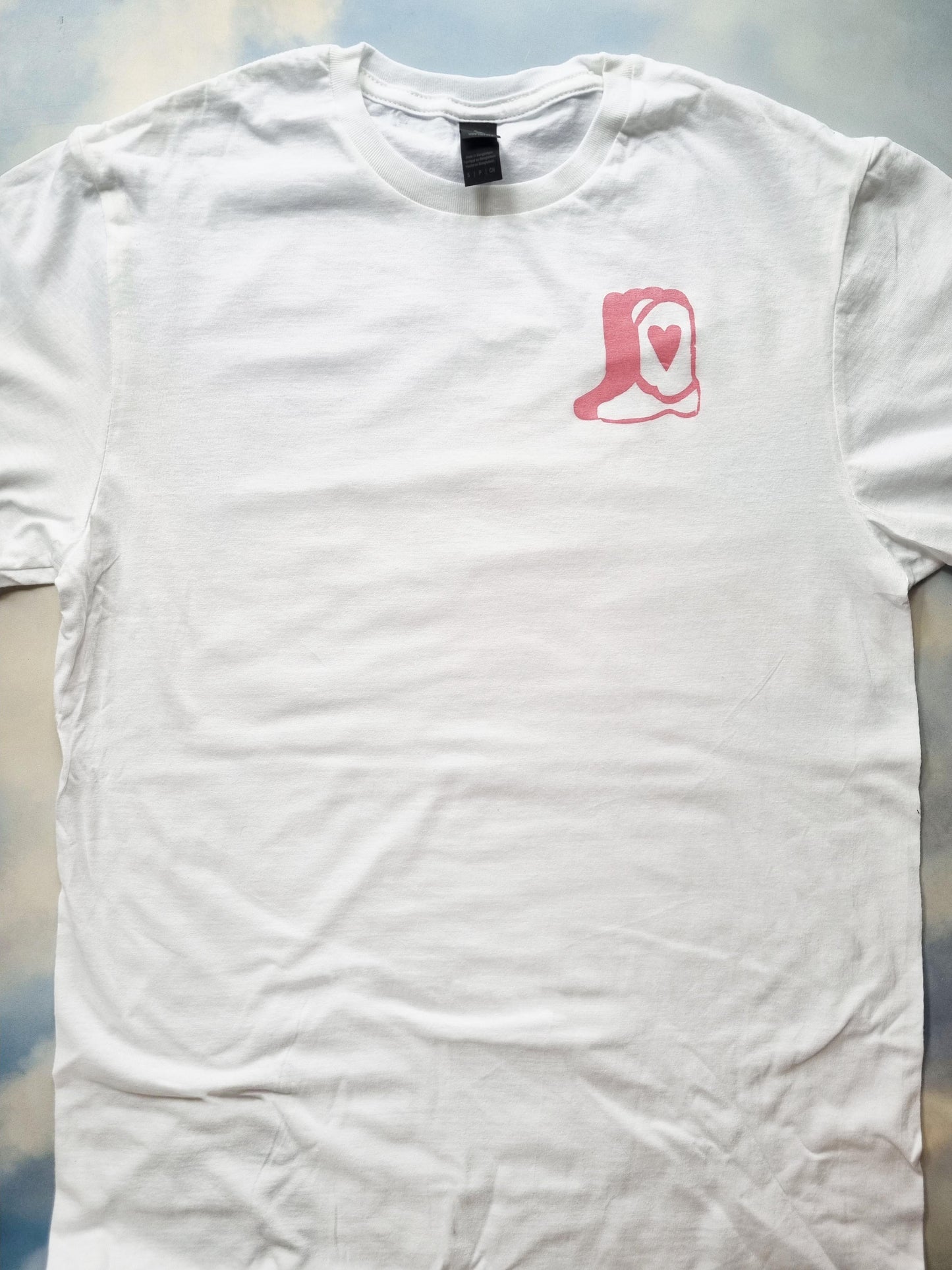 Pink Cowboy Boot T-shirt