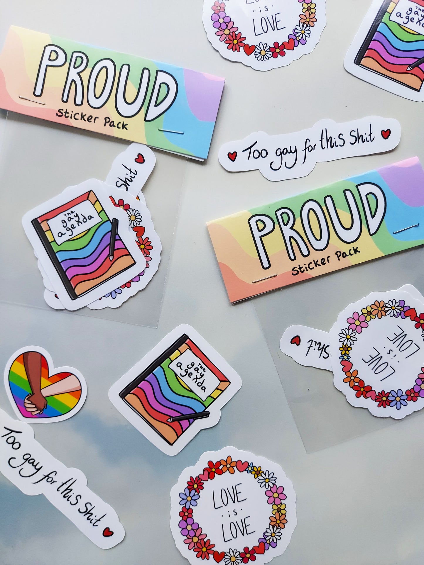 Proud Sticker Pack • LGBTQ