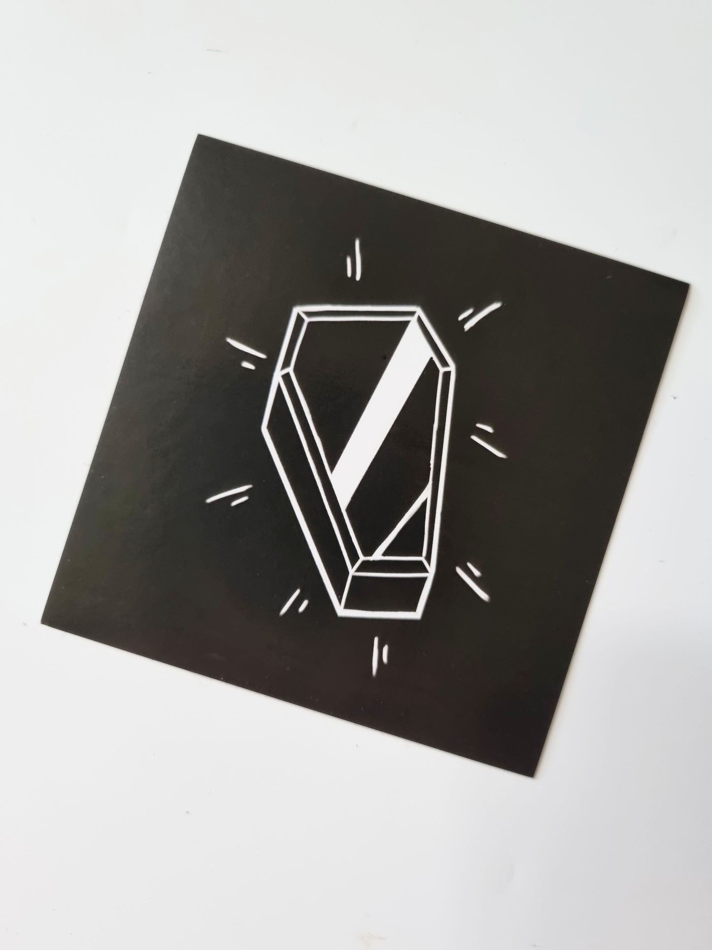 Coffin Sticker • 8cm