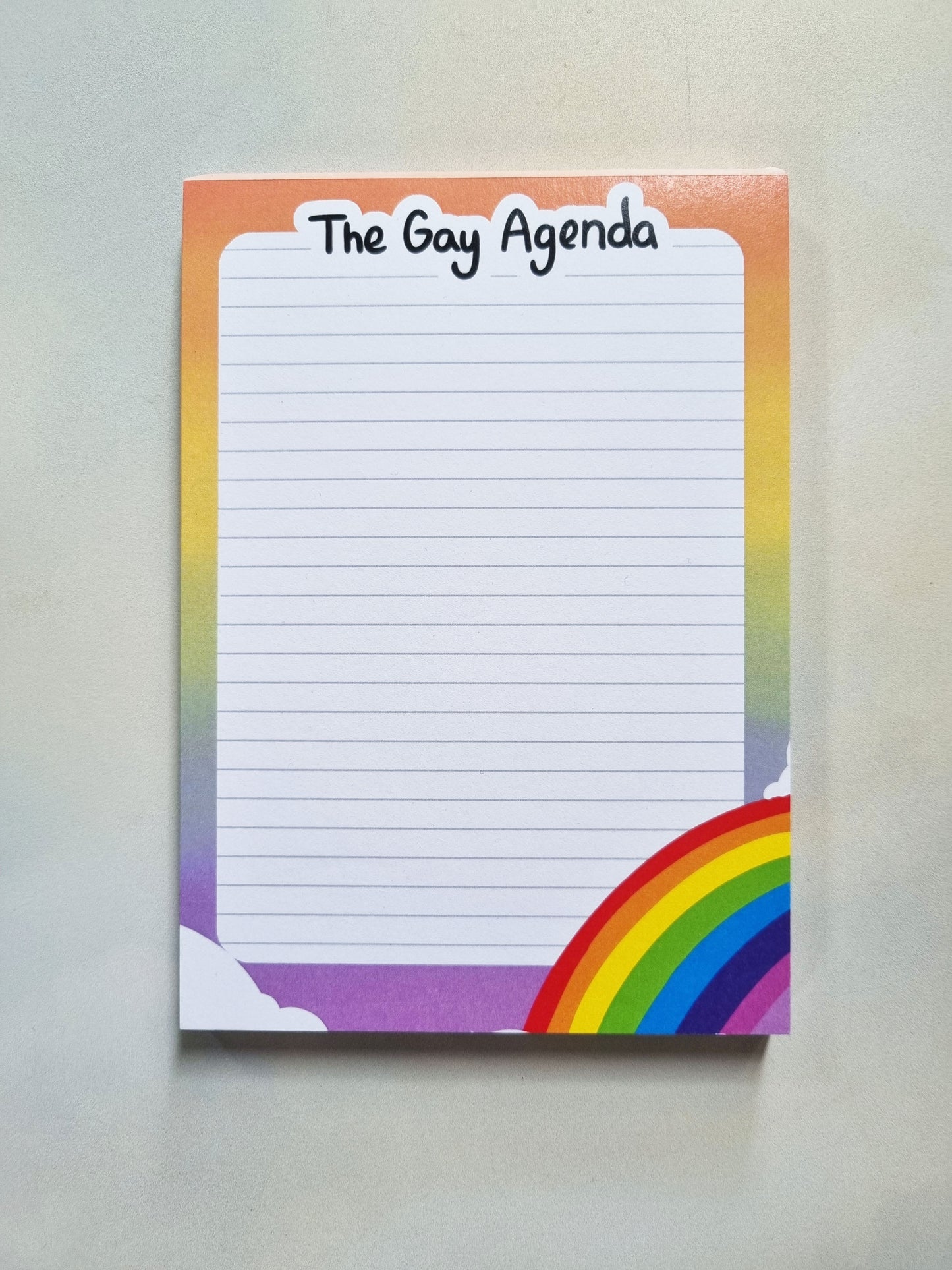 The Gay Agenda Memo Pad