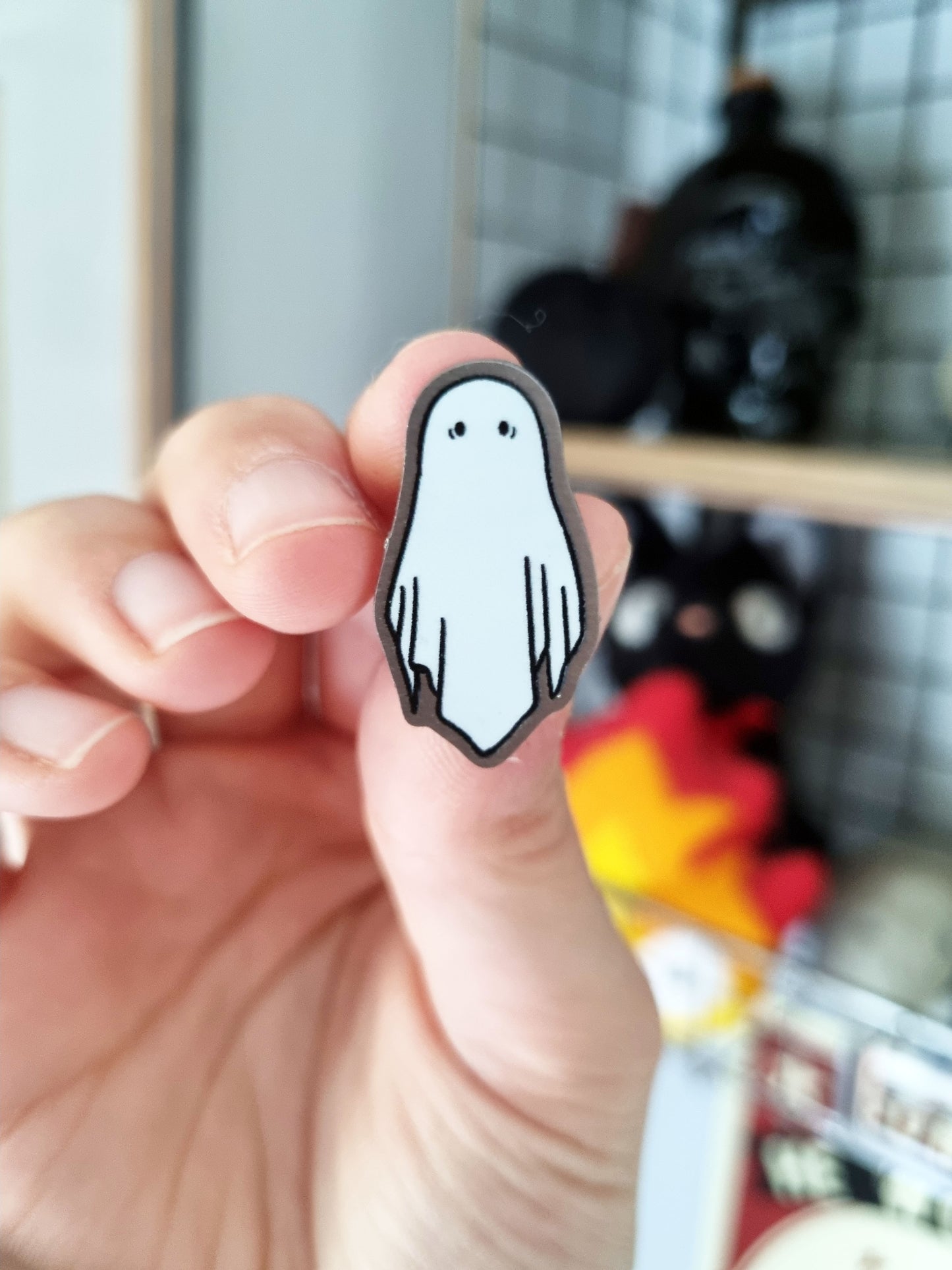 The Ghost Metal Pin | Spooky Ghost Pin