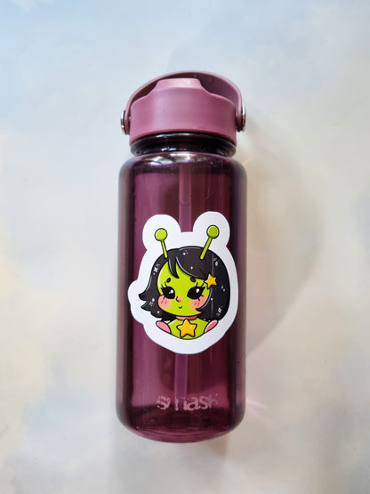 Alien Girl Sticker
