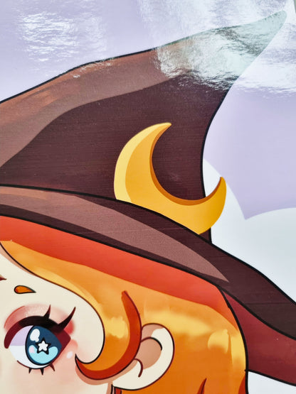 Pastel Witch A4 Poster