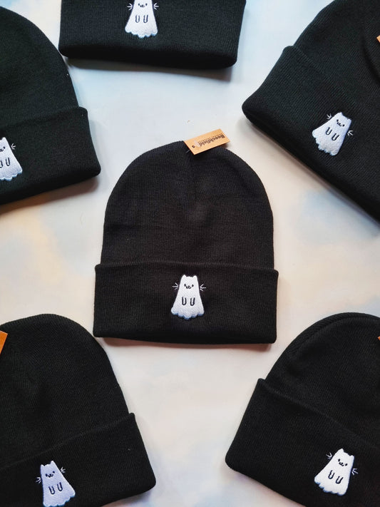 Ghost Cat Beanie