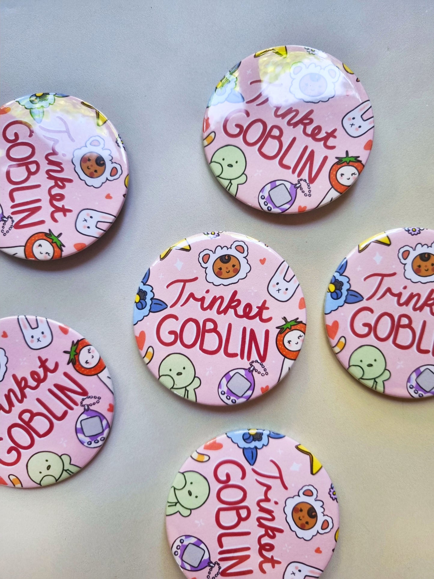 Trinket Goblin 58mm Badge