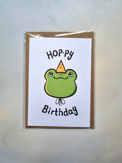 Hoppy Birthday Cute Birthday Card