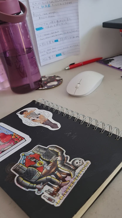 Baking Cat Glossy Sticker